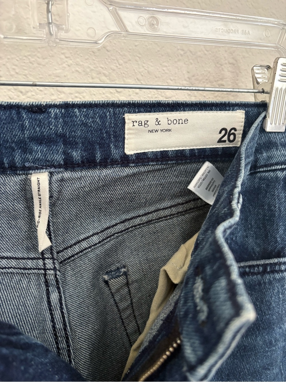 Rag & Bone Harlow Ankle Straight Leg Jeans - Picture 3 of 10